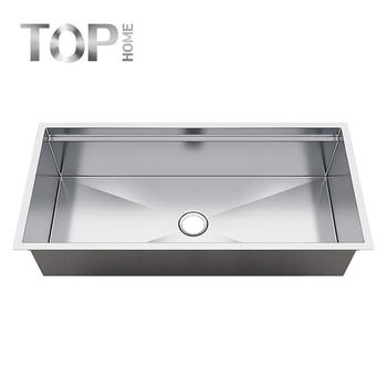 LDR4620C 16 Gauge 10 Inch Deep Brushed Drop In Single Under mount Single Bowl Stainless Steel Kitchen Sink,