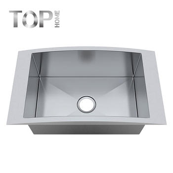 18 Gauge Top mount Drop-in Single Bowl Handmade Stainless Steel Kitchen Sink