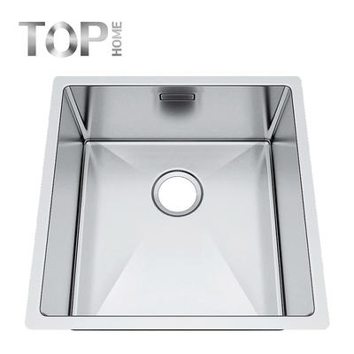 4444S Hot sales stainless steel kitchen single bowl under mount sink with cupc certification