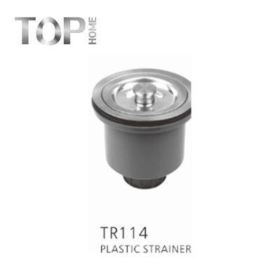TR114 304 high-grade stainless steel construction with removable deep waste basket and closure