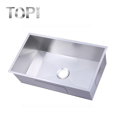 THRA3018C 30 Inches single bowl sink stainless steel for undermount