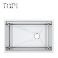 30'' inches ledge single bowl sink with CUPCcertificaition-multifunctional stainless steel sink