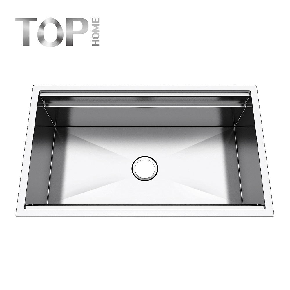 LDR3219C single bowl handmade kitchen sink with round corner easy to clean