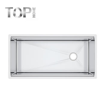 LDR4020C radius inside corner stainless steel  commercial sink 40''X20''x10'' inches